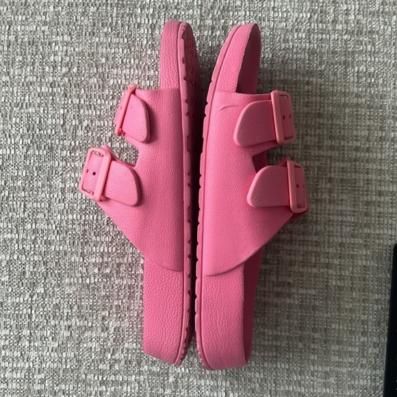 Aquatherm Pink Slip On Buckle Strappy Slides Sandals EU 39 - Picture 13 of 13